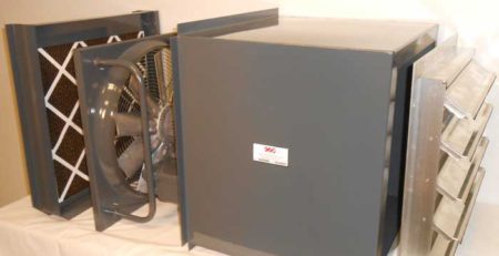 Odor Control Wall Exhaust Fans (Wastewater Treatment, Sewer Gas)