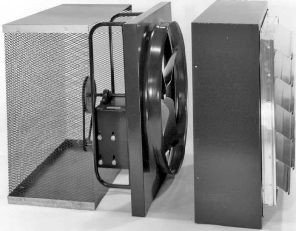 heavy duty industrial exhaust fan installation
