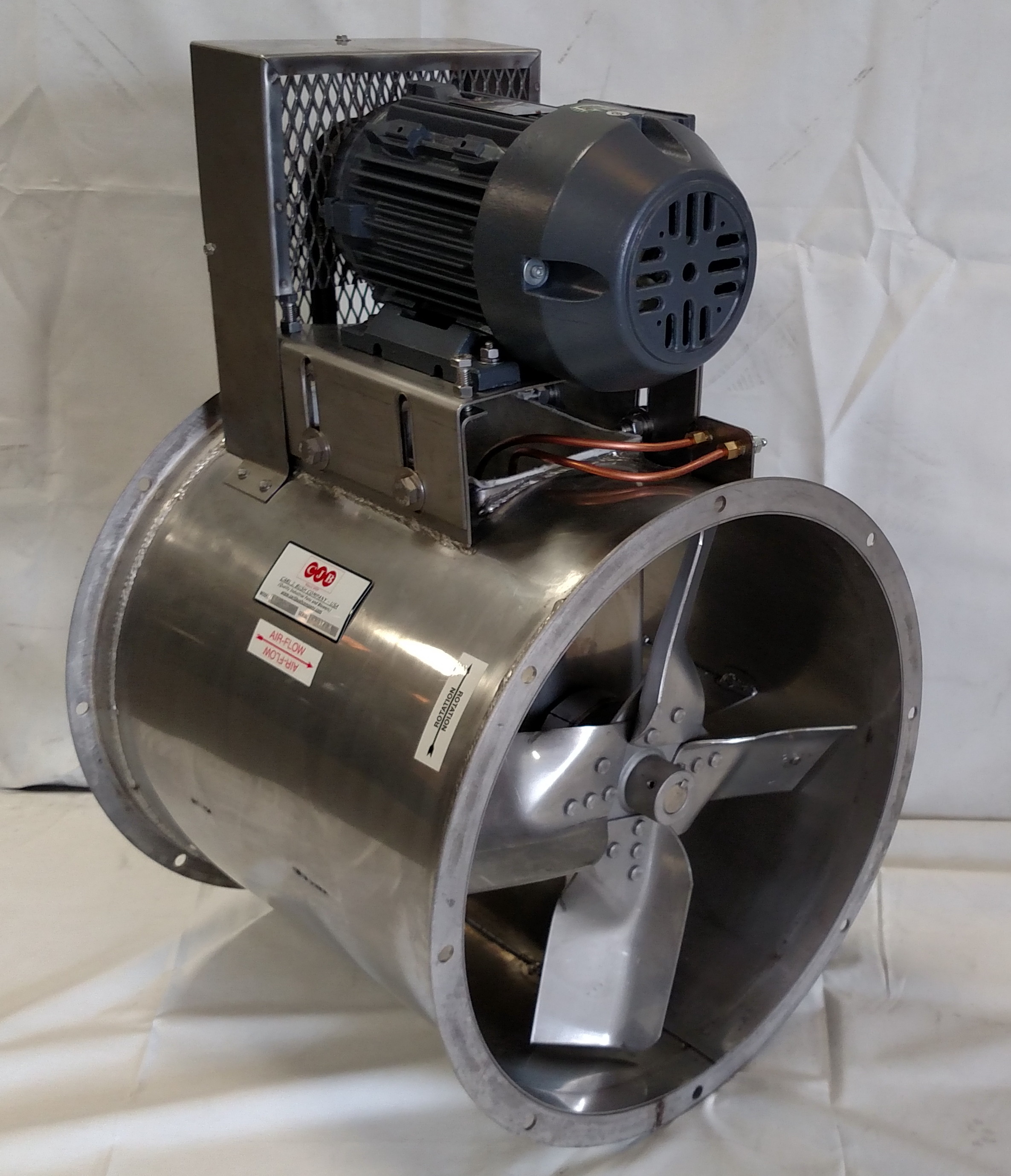 Metal Industrial Extracteur Ventilateur aspirant taille 320 mm 12.6" 1300 tr/min 1520m3/h C300 
