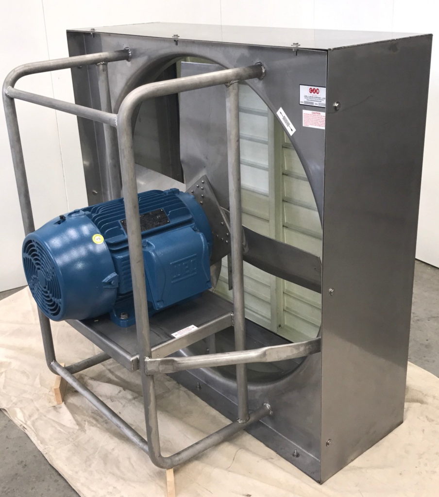 Stainless Steel Wall Exhaust Fans Carl J Bush Company